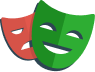 Playwright logo — QA Testing tech stack at AdamIS Tech