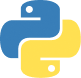 Python logo — Web Development tech stack at AdamIS Tech